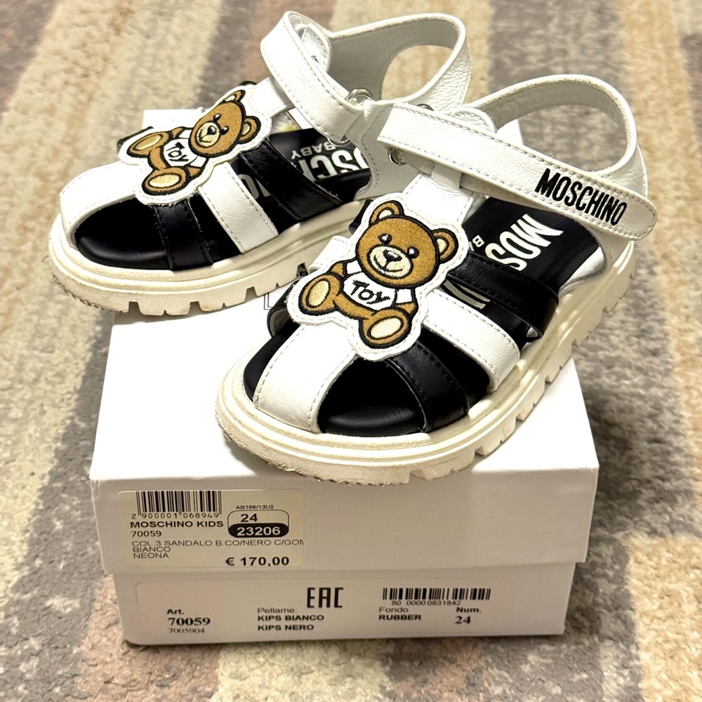 💯Moschino Kids Sandals - size 24